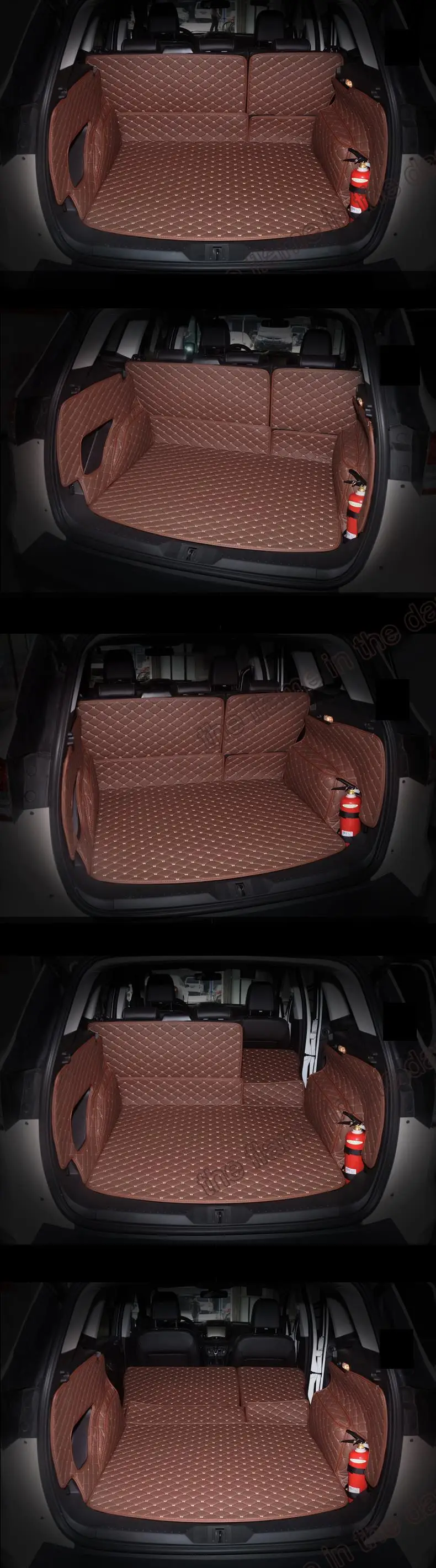 Волокна кожи багажник автомобиля коврик для ford kuga 2012 2013 для ford escape автомобильные аксессуары