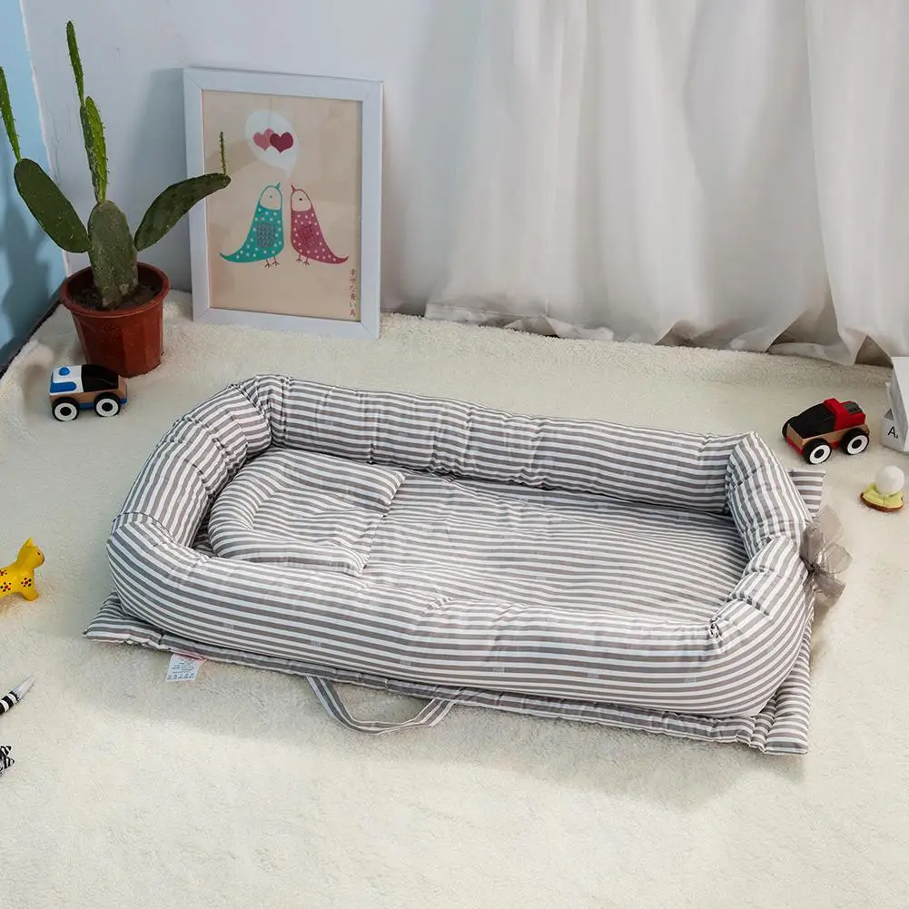 Kidlove портативный матрас для новорожденных, многофункциональная детская складная кровать для путешествий с бампером