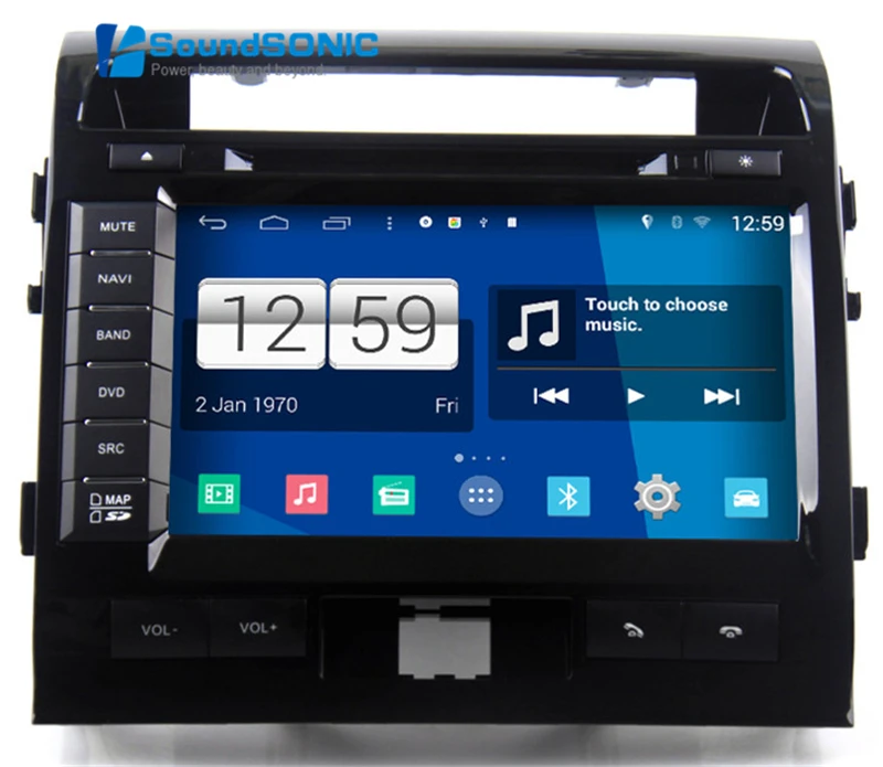 Android автомобиля Multimedia Stereo для Toyota Land Cruiser LC 200/roraima Радио dvd плеер GPS Навигация Аудио