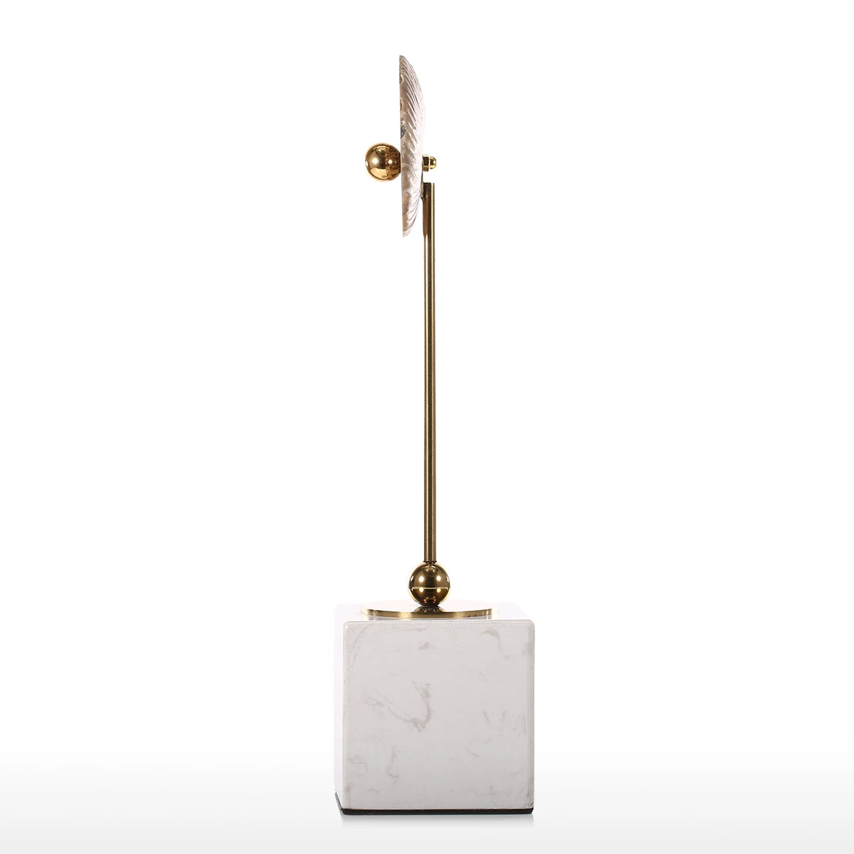 TOOARTS Nautilus Shell остается орнаментом абстрактная скульптура Белая Квадратная