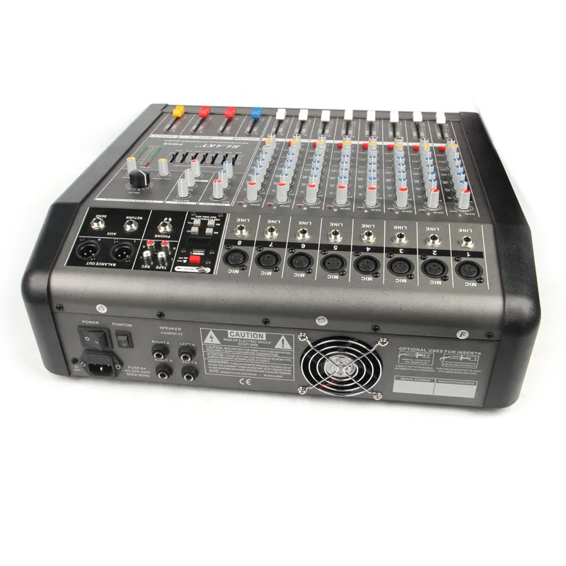 Горячая Распродажа профессиональное питание аудио DJ миксер канал Mezcladora Mischer