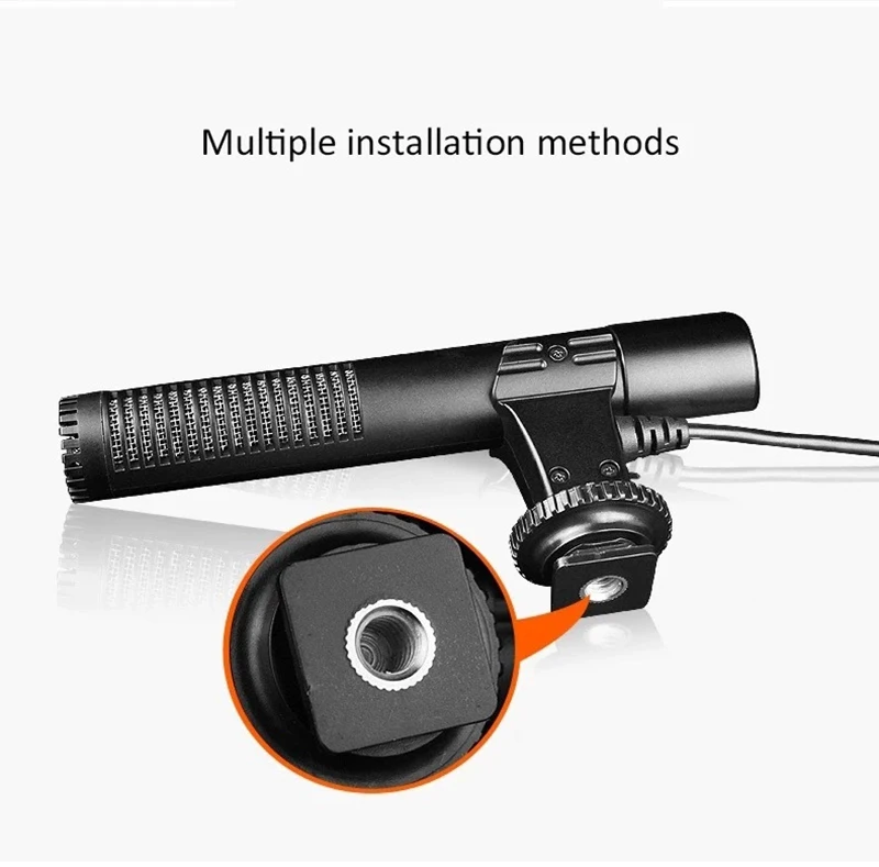 FELYBY MIC-01 Профессиональный DSLR конденсаторный интервью с микрофоном видео Запись микрофон записывающая видеокамера для производства фильмов микрофон