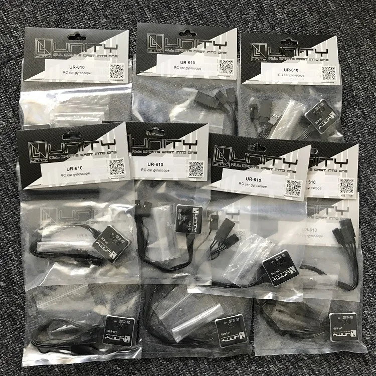 UnityRC UR610 1/10 гироскоп черный металл для дрейфующих RC автомобилей