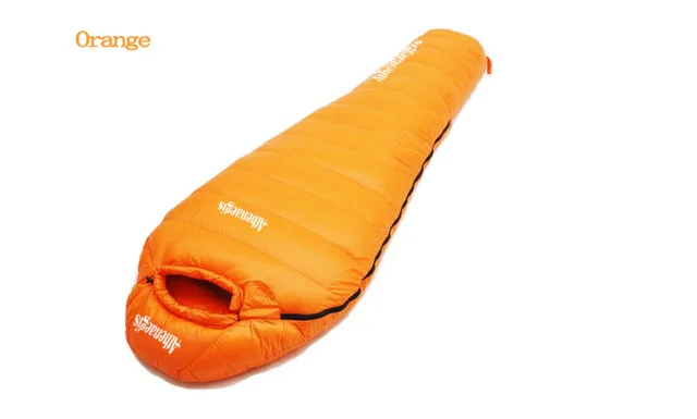 Orange 3000g S Athenaegis белый гусиный пух 3000 г наполнитель может быть соединен взрослых зимний спальный мешок Sac De Couchage Slaapzak ленивый мешок - Цвет: Orange 3000g S