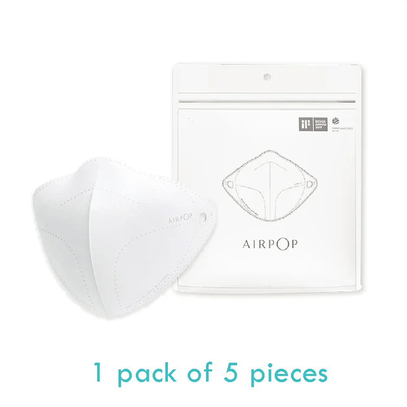 Filter Xiaomi Mijia AirPOP анти-Дымчатая маска для лица против пыли PM2.5 маска Регулируемая Ушная подвесная с фильтром 4 шт. 4 цвета - Цвет: Filter