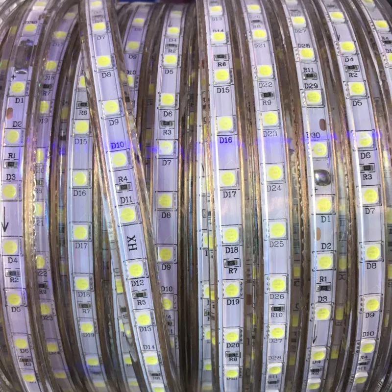 Светодиодная лента 220 В нейтральный белый светодиодный светильник 5050 SMD