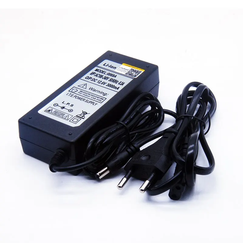 12,6 V 3A зарядное устройство, 12,6 V зарядное устройство для CCTV аккумуляторной батареи, 3A зарядное устройство для 12V литиевой батареи 12V зарядное устройство аккумуляторной батареи