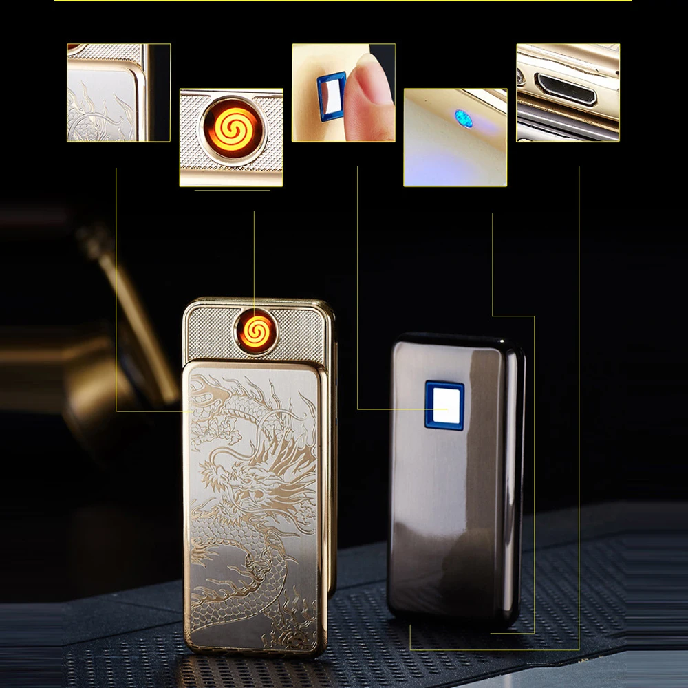 Новинка электронная сигаретная Зажигалка сигара перезаряжаемые USB зажигалки