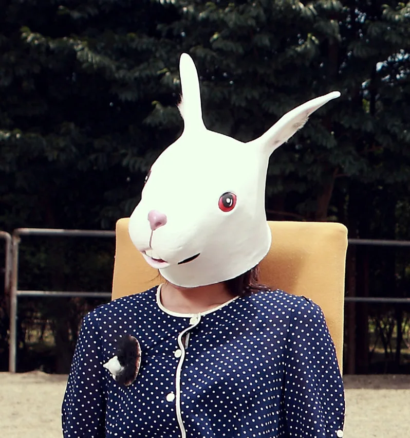 COS кролик маски танцы вечеринок женские головные уборы куклы костюмы модели