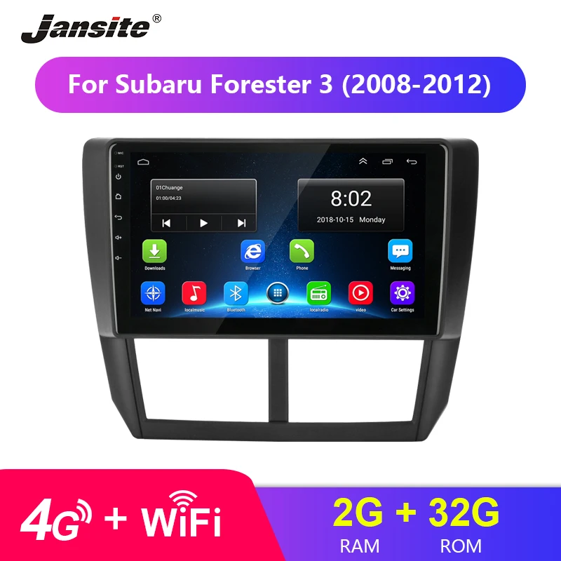 Jansite 7 &quot2din автомобильный Радио Цифровой плеер сенсорный экран Android 8 1