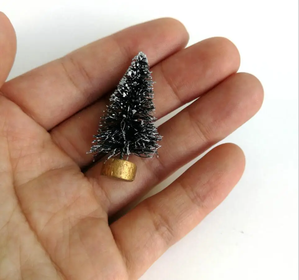Миниатюрное украшение для кукольного домика высота 4 см сосна рождественской