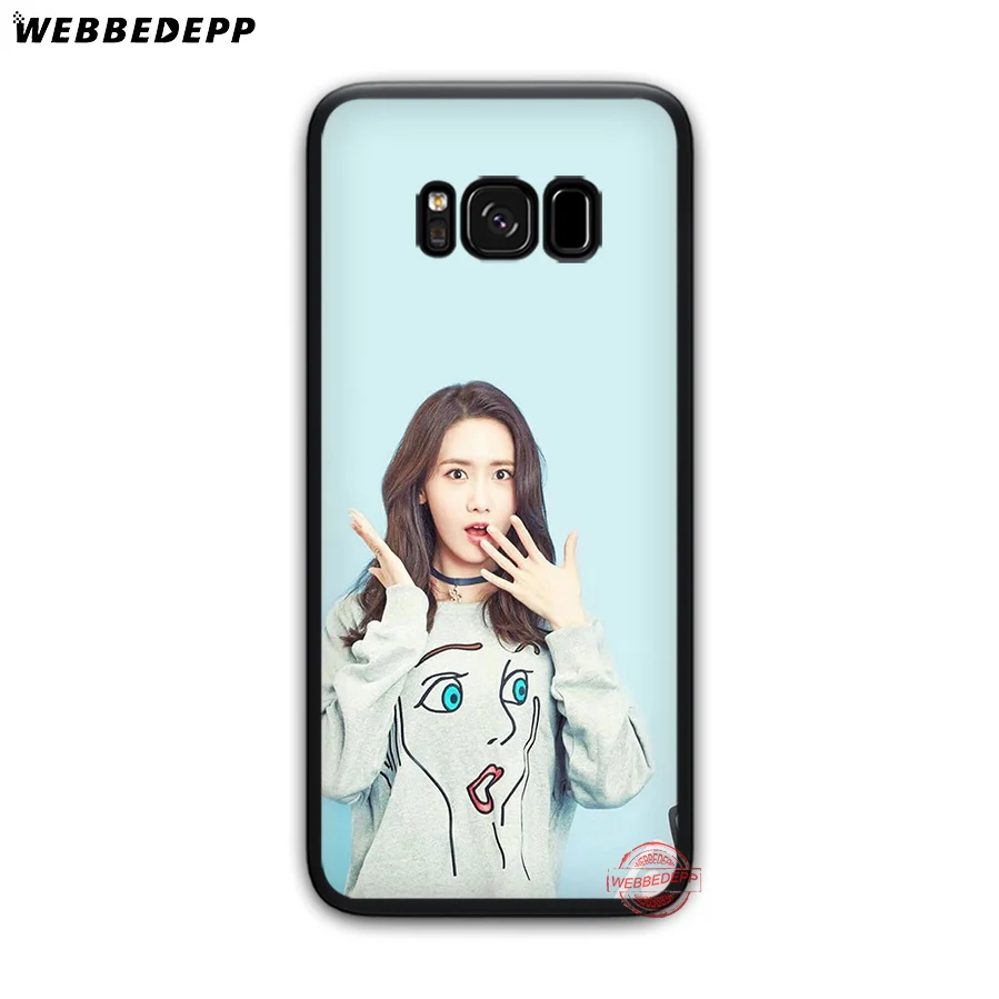 WEBBEDEPP Snsd мягкий чехол Taeyeon для девочек поколения Samsung A6 A7 A8 A9 J6 2018 S7 S8 S9 S10E S20 Ultra Note 8 9