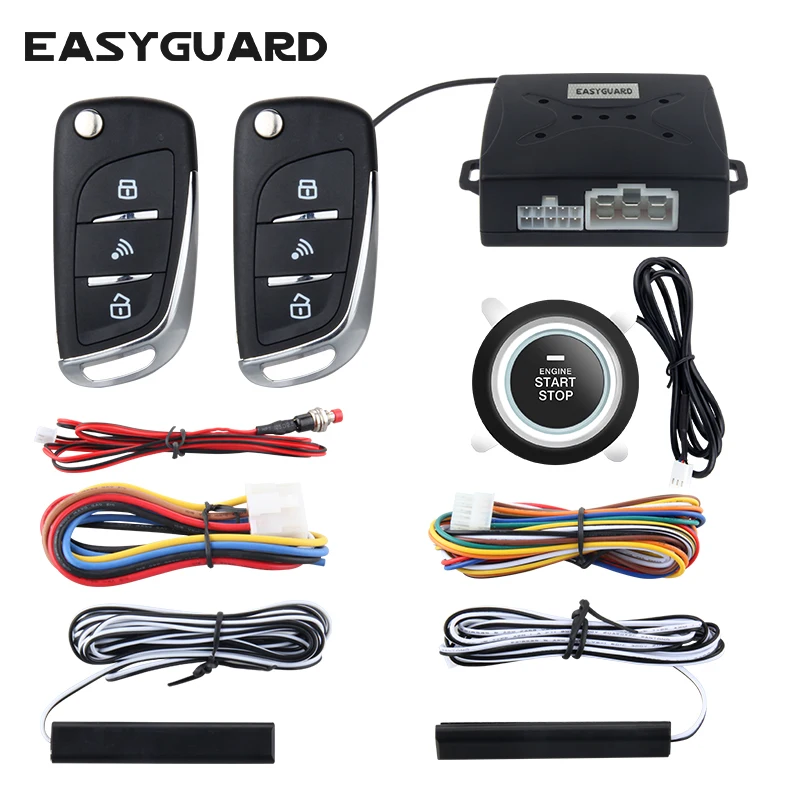 EASYGUARD автомобиль охранной сигнализации системы с PKE пассивное открывание без