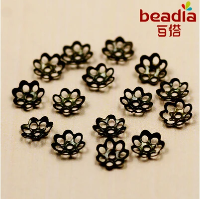 Оптовая продажа 6 мм 1000 шт. покрытые золотом серебром металлические бусины