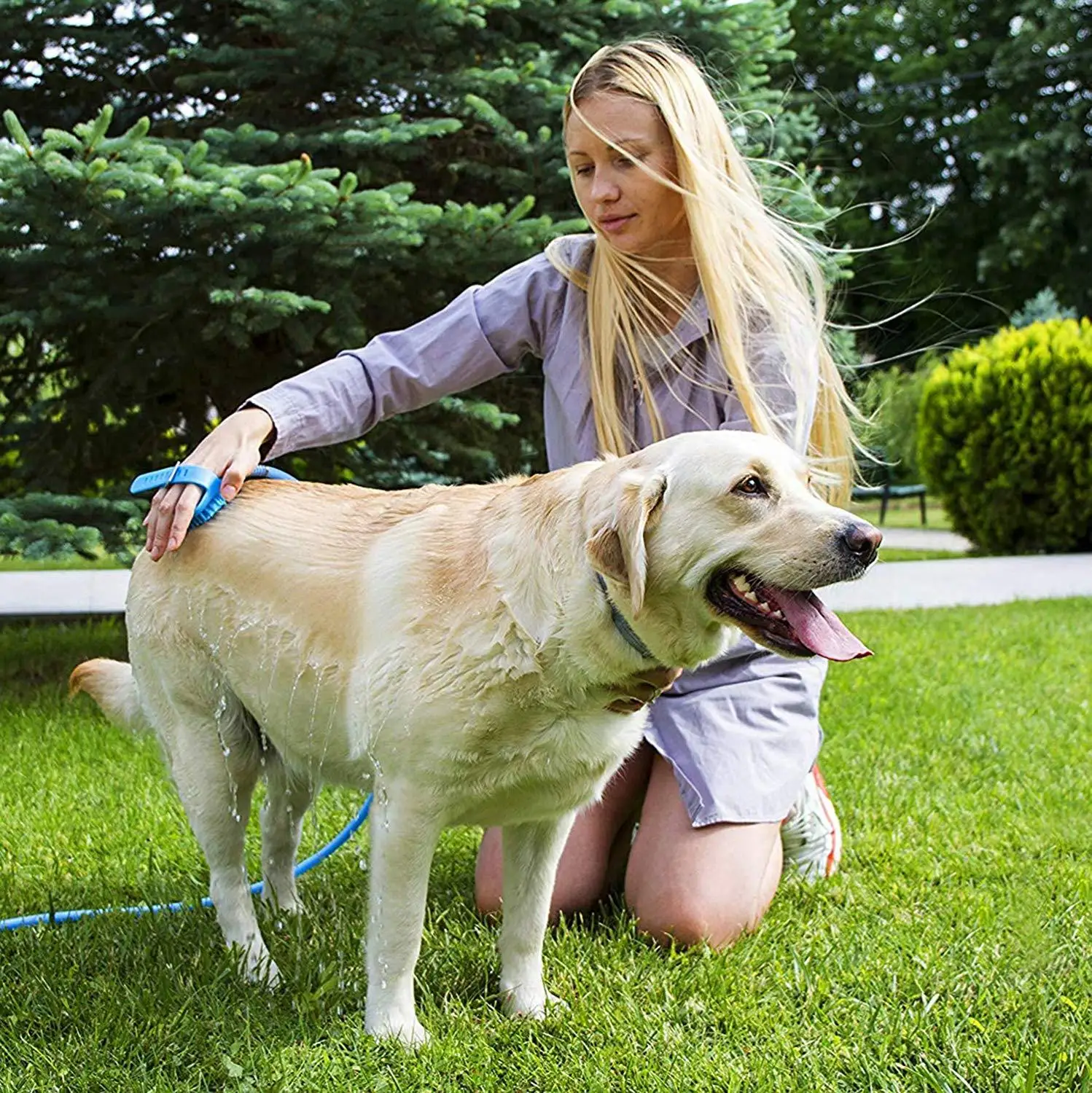 Новый инструмент для купания питомцев удобный массажер душа моющие