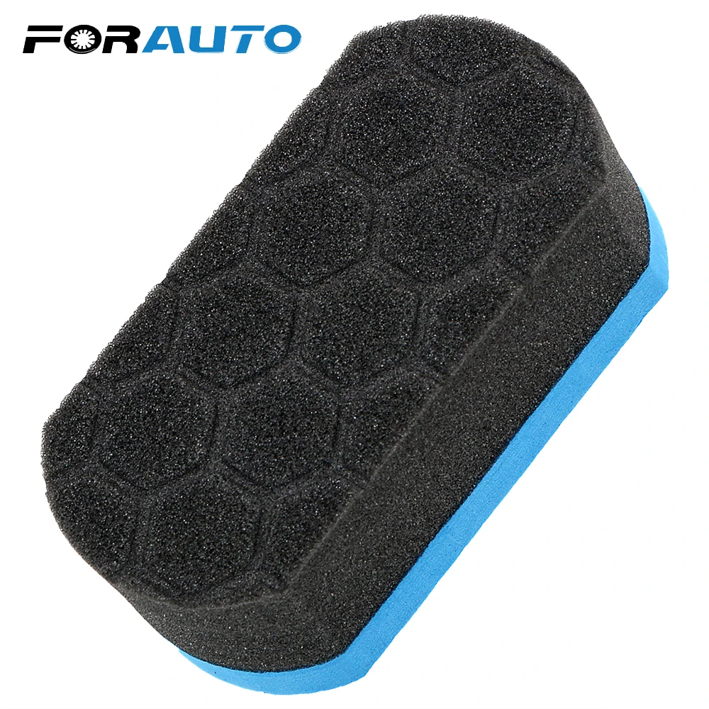 FORAUTO шестигранный вафельных подушечка аппликатор для ухода за автомобилем губка