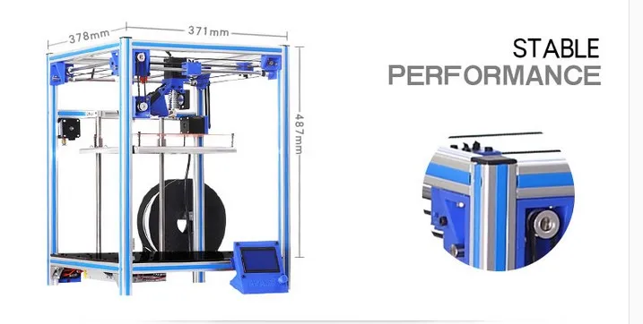 3D принтер высокоточный алюминиевый профиль I3 набор для самостоятельного