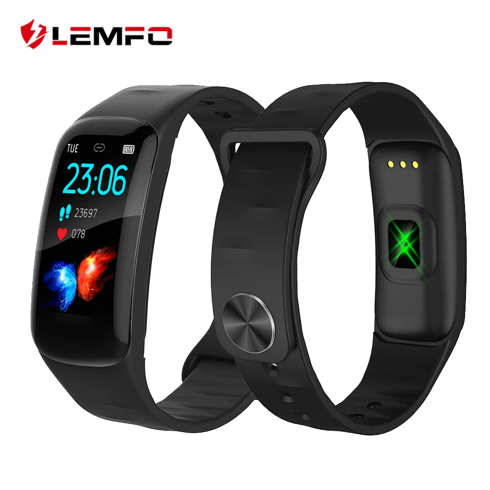 LEMFO H29 умный фитнес браслет 1 14 дюймов большой цветной дисплей IP67
