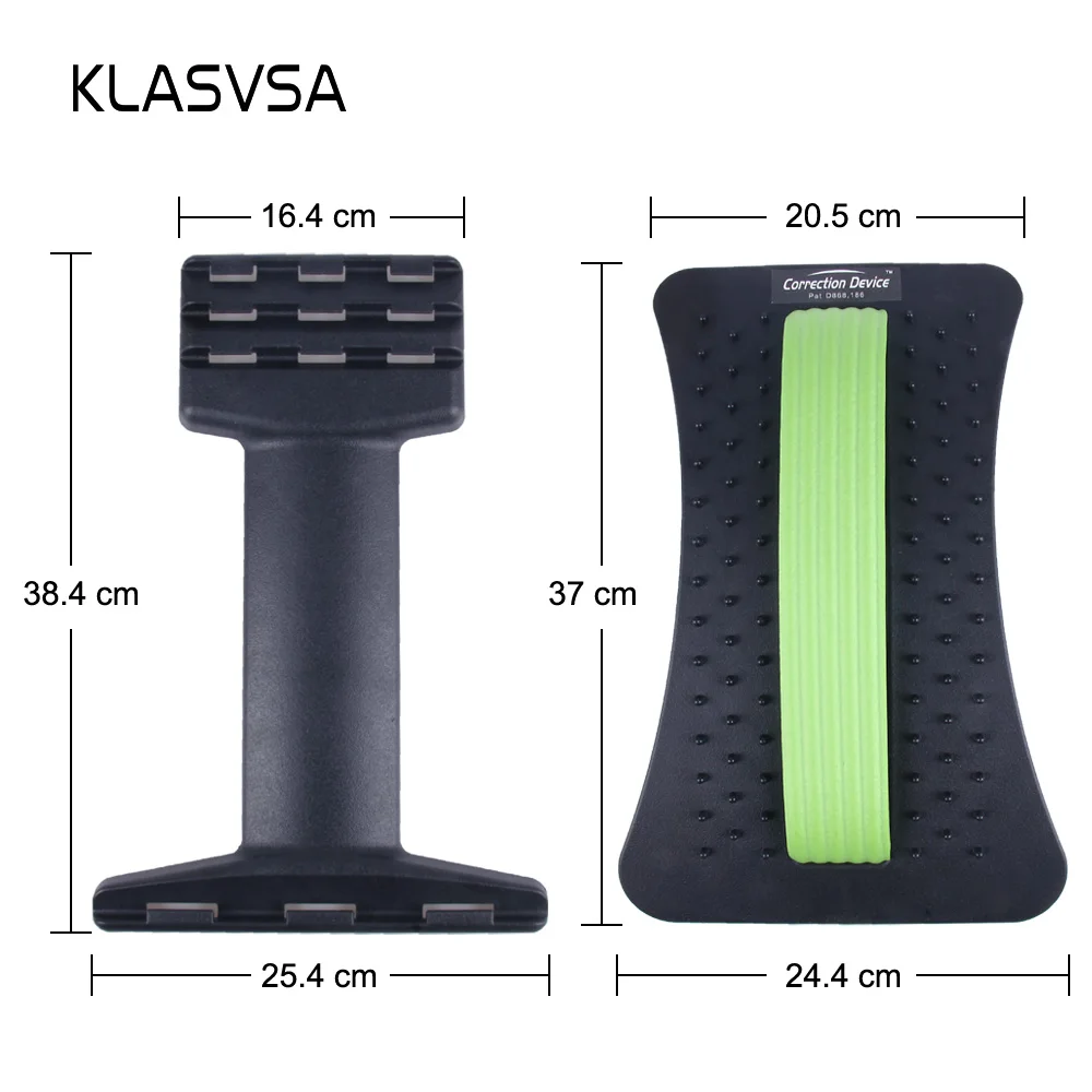 KLASVSA массажер для спины, волшебные подрамники, оборудование, носилки, расслабляющий мате, поясничная поддержка, облегчение боли в позвоночнике, иглоукалывание, хиропрактика