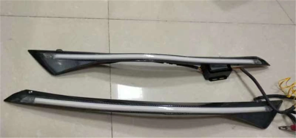 CSGJMY автомобилей головной светильник светодиодный бровей дневные ходовые огни LED