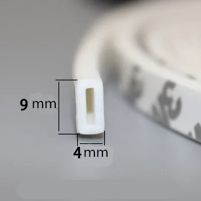 Уплотнительная лента из силиконовой резины 6 м/лот типа E/D/I для двери/окна