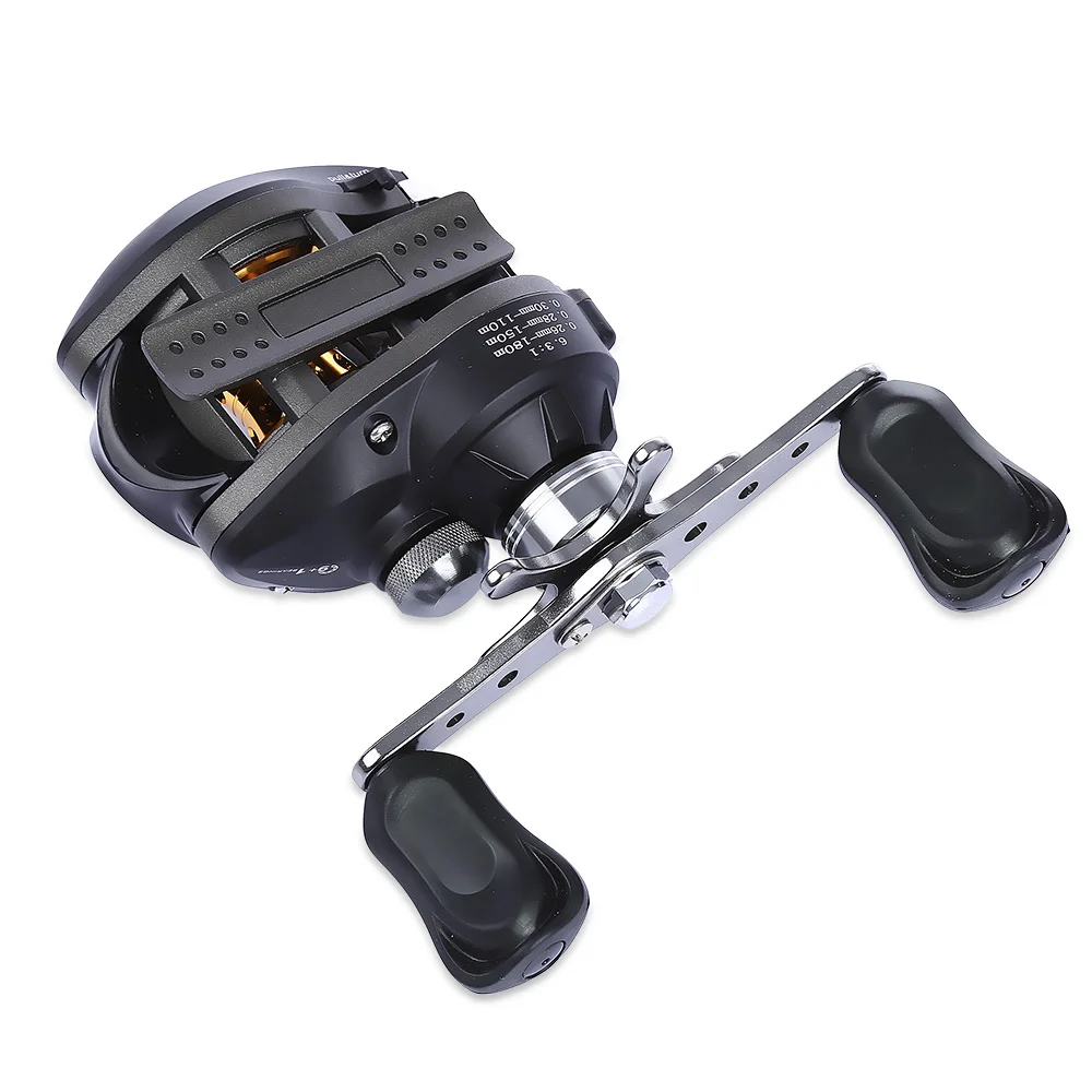 DR-509 6 3: 1 9 + Шариковые подшипники металлическая катушка baitcasing Рыболовная