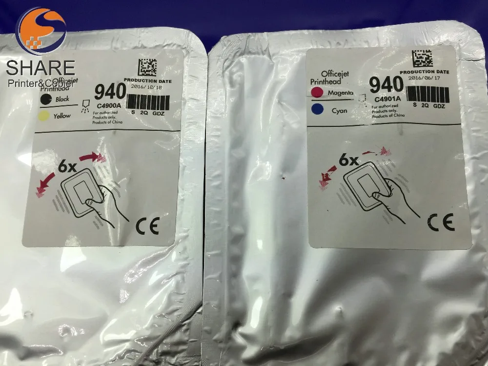 1 комплект X печатающая головка для HP 940 C4900A C4901A Бесплатная доставка hp 8000 8500 |