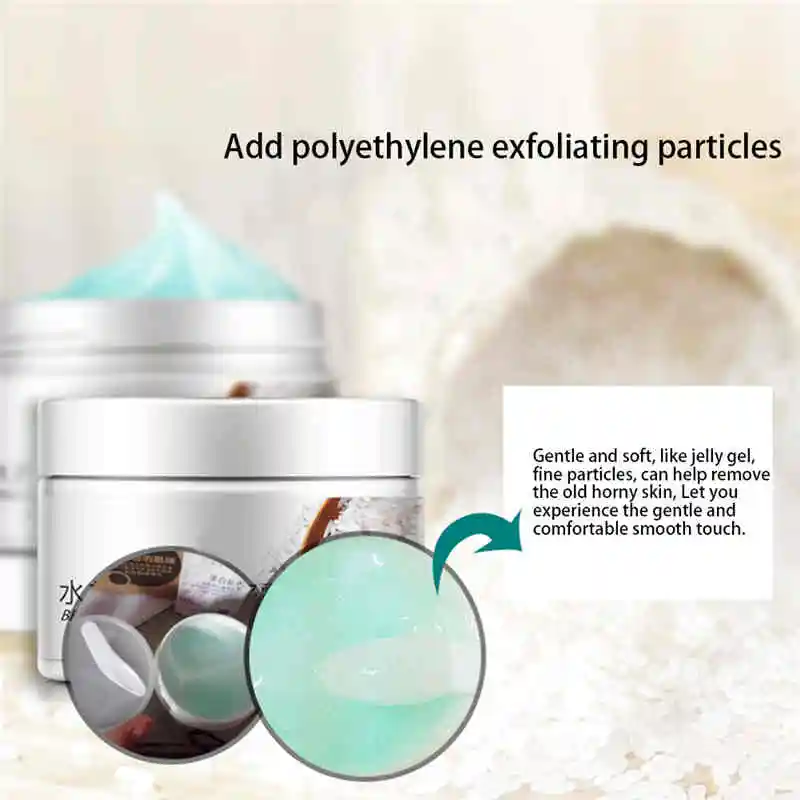 Отшелушивающий гель скрабы для лица Лаки деликатная кожа обезжиривающее