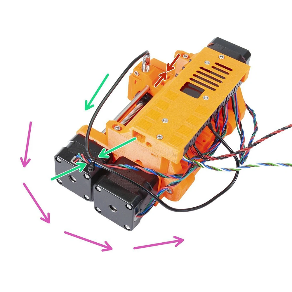 Клон Prusa i3 MK2.5S MK3S MMU2S полный комплект(без печатных частей) для Prusa i3 MK2.5S/MK3S мульти материал 2S комплект обновления