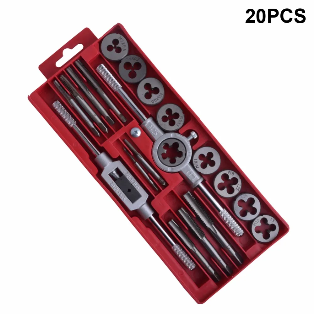 20 шт. набор метчиков и штампов из легированной стали 58 62HRC метрические резьбовые