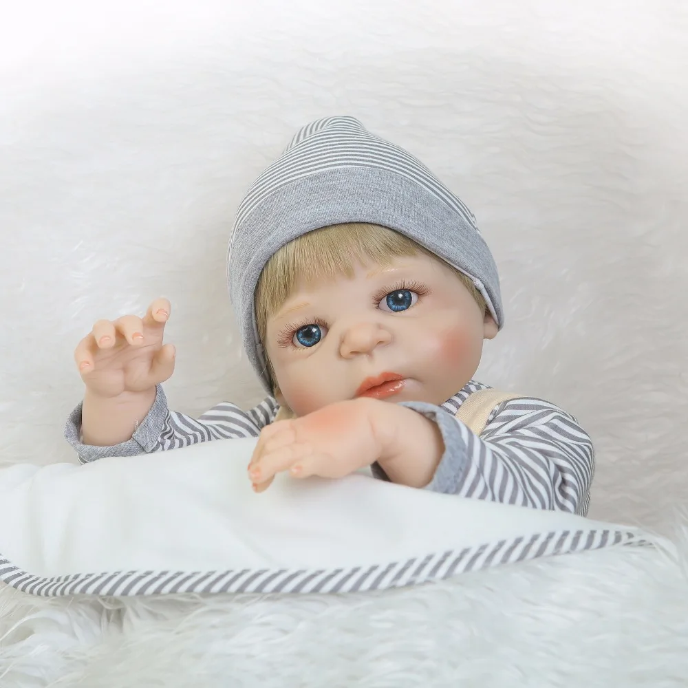 NPK Мягкая силиконовая виниловая Кукла reborn Реалистичная кукла для всего тела