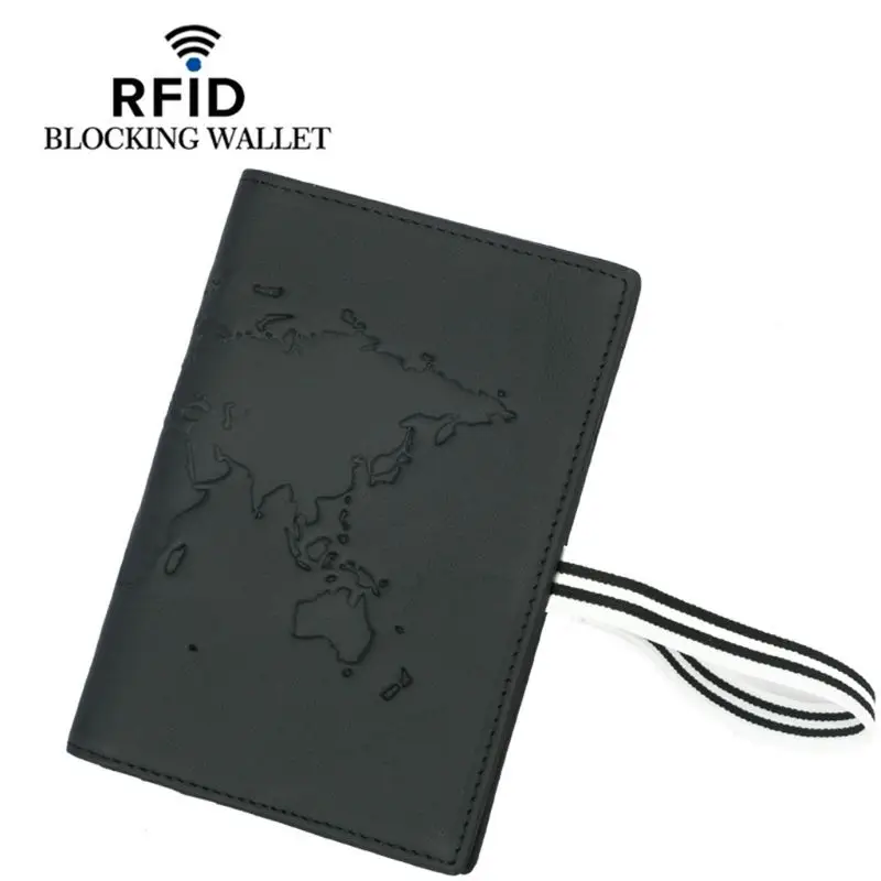 Мода унисекс RFID Блокировка натуральная кожа Обложка для паспорта ID Чехол кредитный держатель для карт дорожная бумага для мужчин t Обложка для мужчин и женщин Новинка