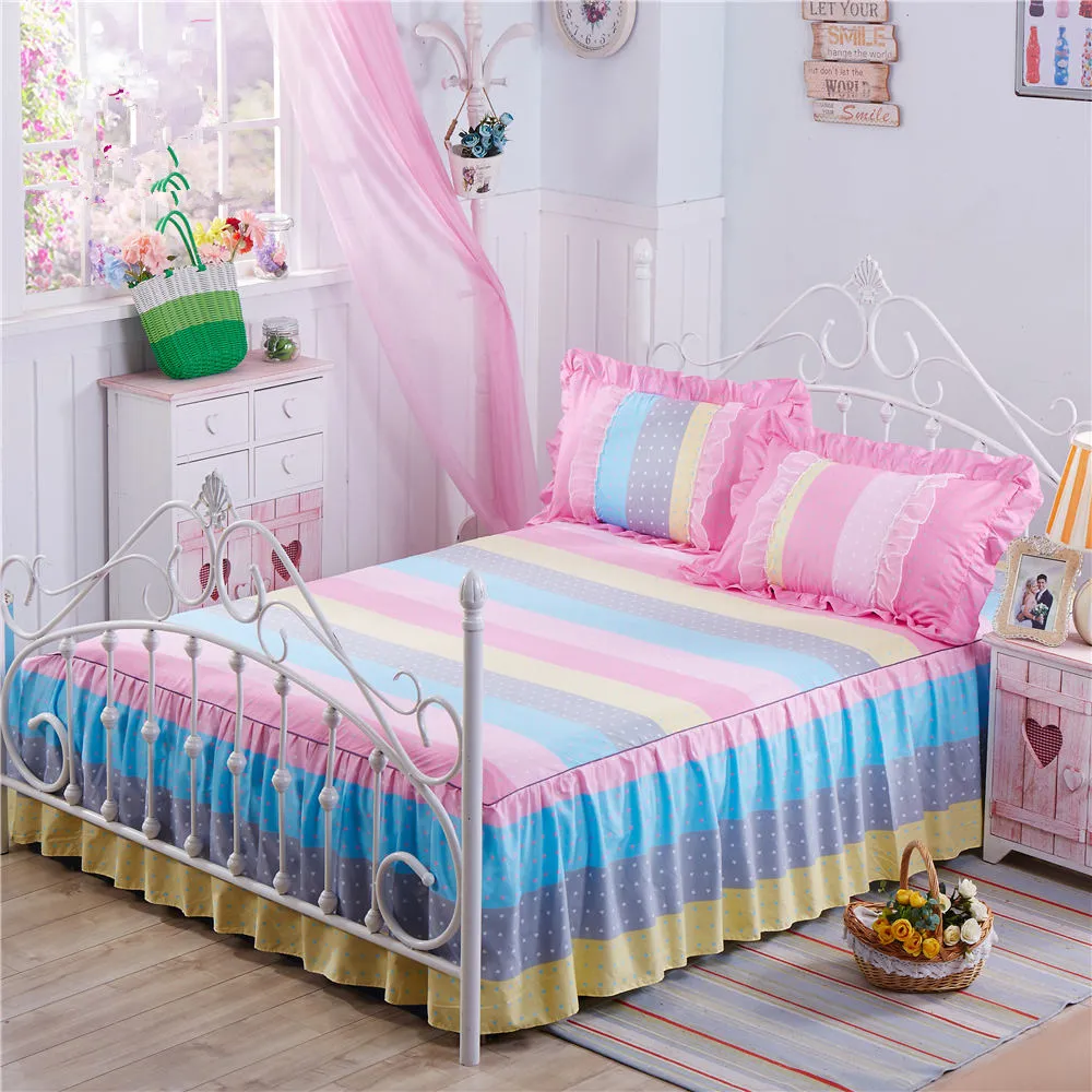 Полиэстер/Хлопок Покрывало Лист Печати Для Взрослых Сплошной Цвет Кровать