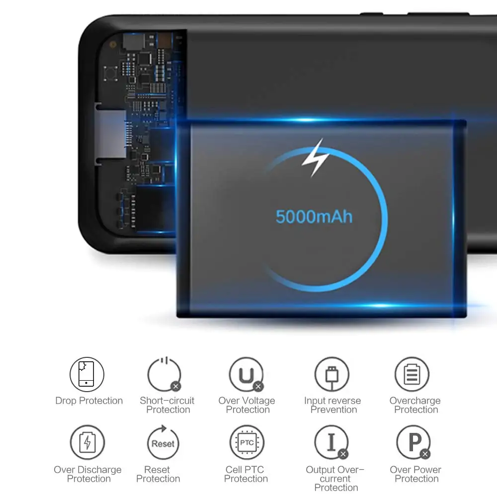Leioua Rondaful Battery Case For Samsung Galaxy Note 9 Mobile Case Back External Power Bank Rechargeable For Samsung Galaxy S8