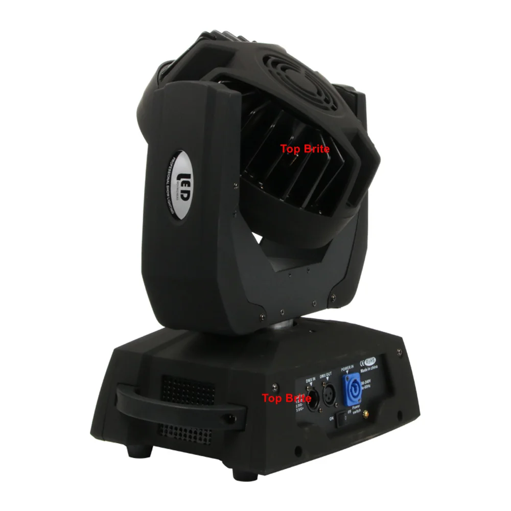 Fast Shipping LED Wash Zoom Moving Head Light 36x18W RGBWA+UV 6IN1 DMX 17 Channels For DJ Disco Party Bar Wedding | Лампы и освещение