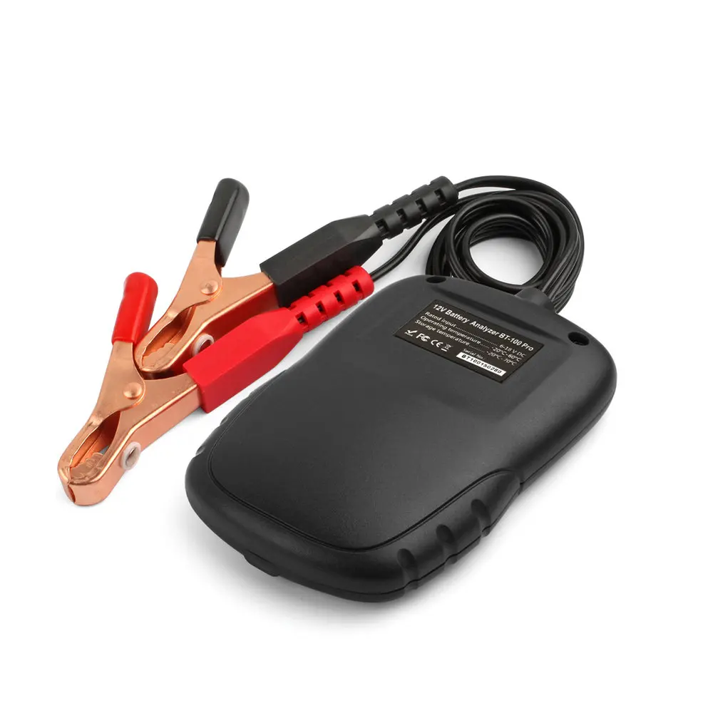 Цифровой тестер батареи FOXWELL BT100 Pro 12V автомобильный для затопленных AGM гелевых