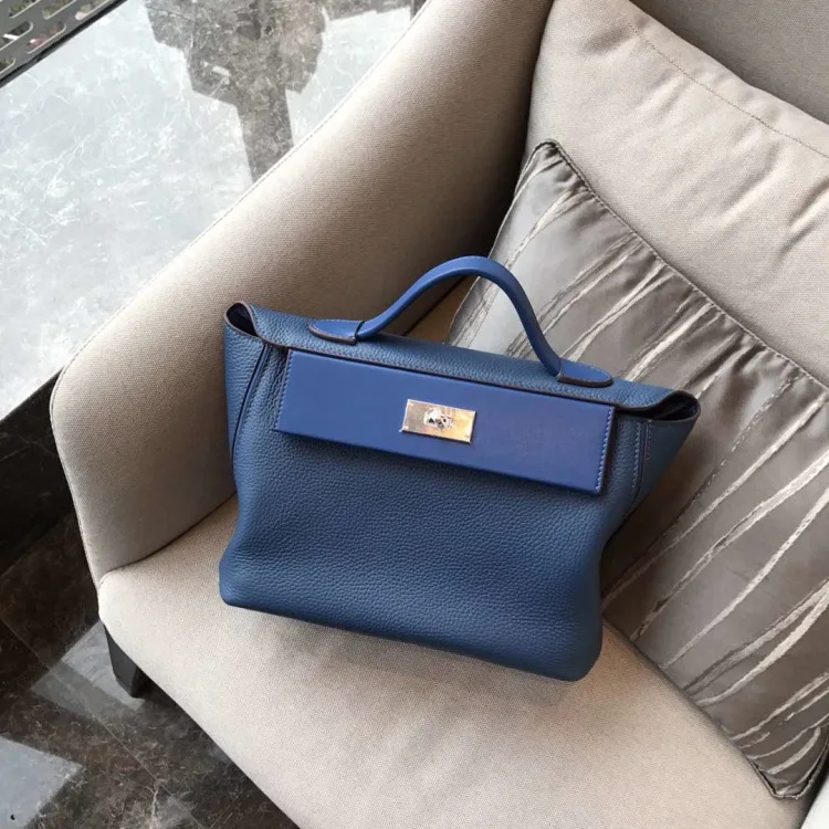 blue Togo кожаная женская сумка через плечо, роскошные сумки, женские сумки, дизайнерские женские ручные сумки, Bolsas De Mujer Bolsa Feminina - Цвет: blue