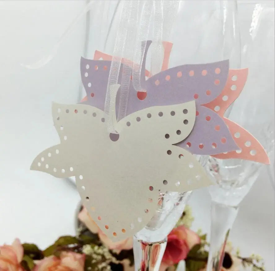 200 шт. поздравительная открытка с кленовыми листьями бумажная лента для свадьбы