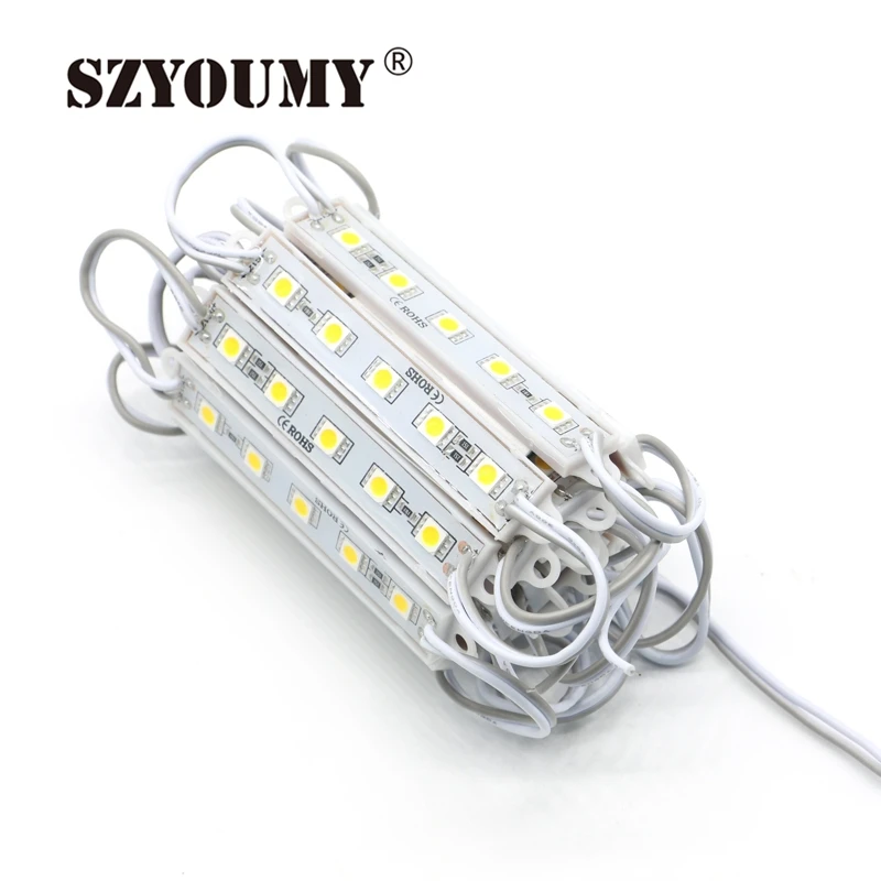 SZYOUMY 3000 шт. 5050 5 светодиодный модуль освещения DC12V водонепроницаемые ные модули
