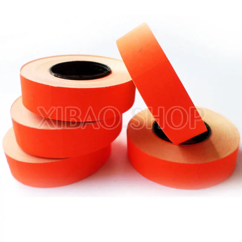 10 рулонов бумажная бирка для пистолета отметка наклейка этикетки супермаркета