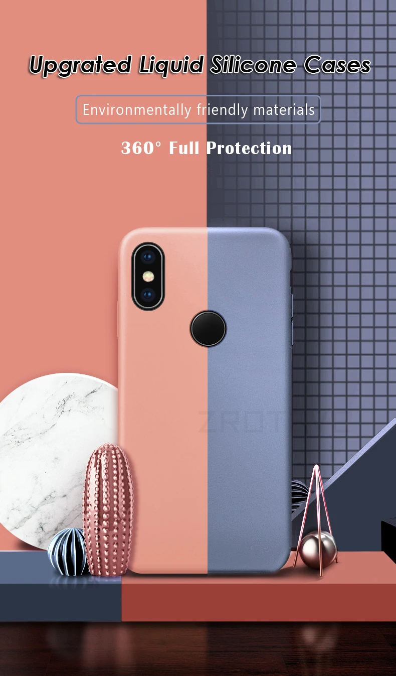 Mi 6X чехол ZROTEVE жидкий силиконовый чехол для Xiaomi mi 6 mi 6X чехол Xio mi A2 Global тонкий мягкий чехол для Xiaomi mi 6X mi A2 чехол s