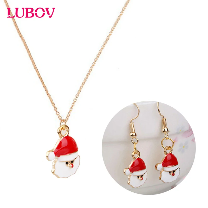 2018 Новый Рождественский подарок ювелирные изделия Санта Клаус Снеговик Снежинка