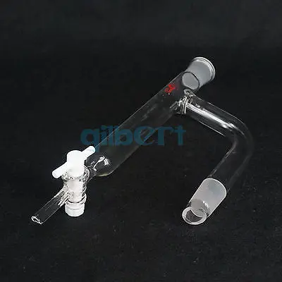 Лабораторный стеклянный декантор для масляной воды 24/29 сепаратор PTFE