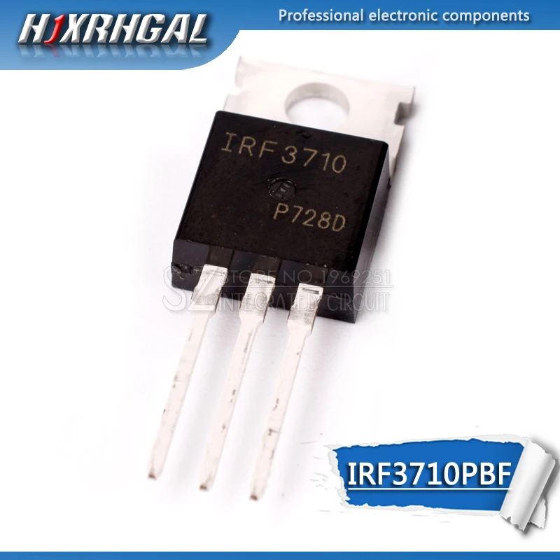 10 шт IRF3710 К 220 IRF3710PBF TO220|Интегральные схемы| |