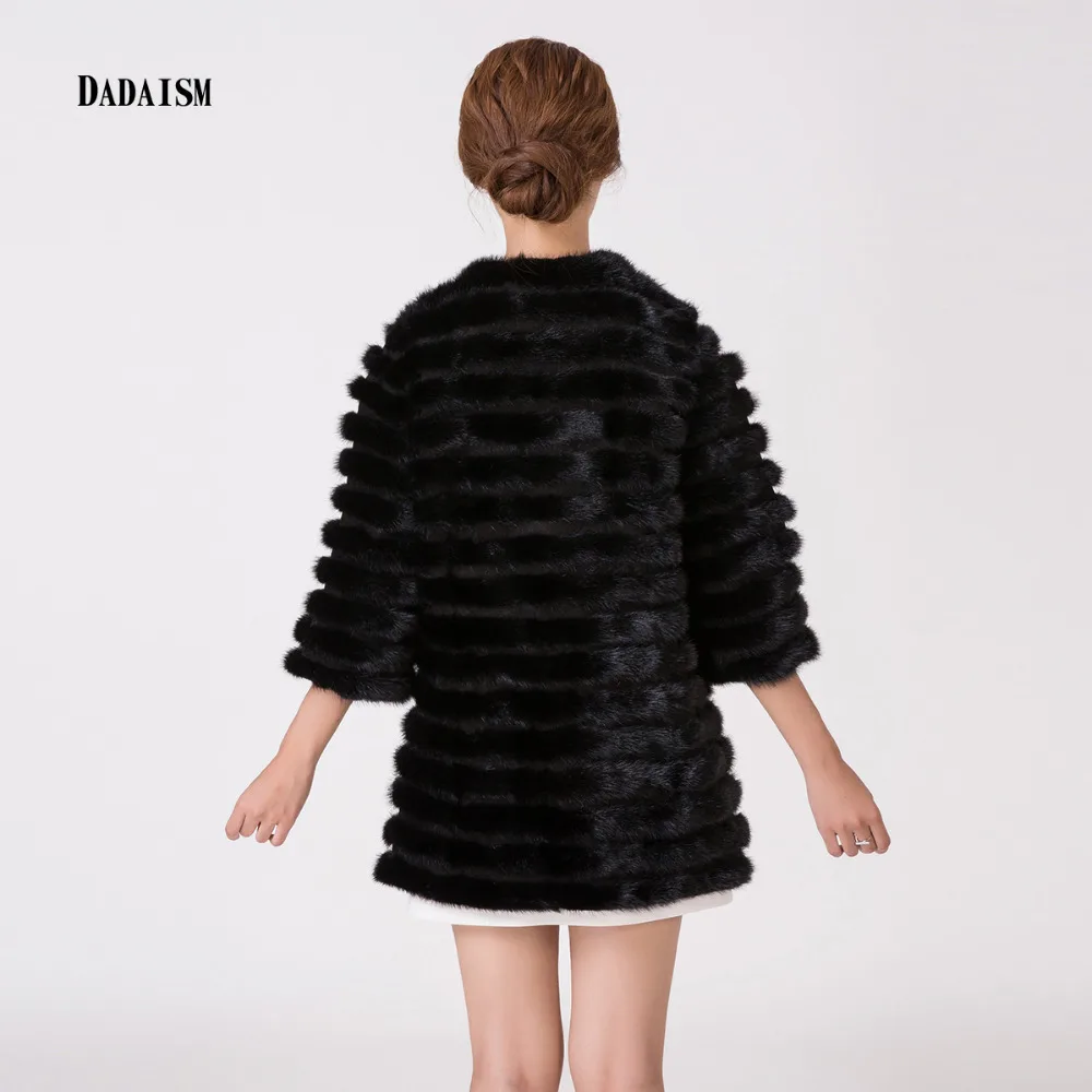 Настоящее Меховой жилет реального furnatural furGenuine из натуральной норки coat2017 Новый