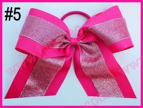Бесплатная доставка 50 шт. 8 дюймов блестящие банты с большими блестками для