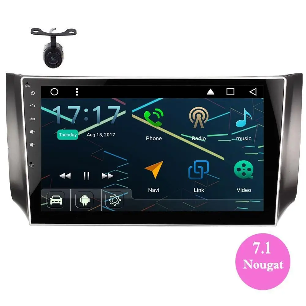 EinCar двойной Din автомобильный стерео для 2016 2017 Nissan Sylphy Android 7 1 gps FM/AM радио 10 ЖК