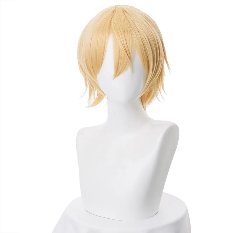 Парик для косплея из аниме Sword Art Online Alicization SAO Eugeo короткие пушистые парики +