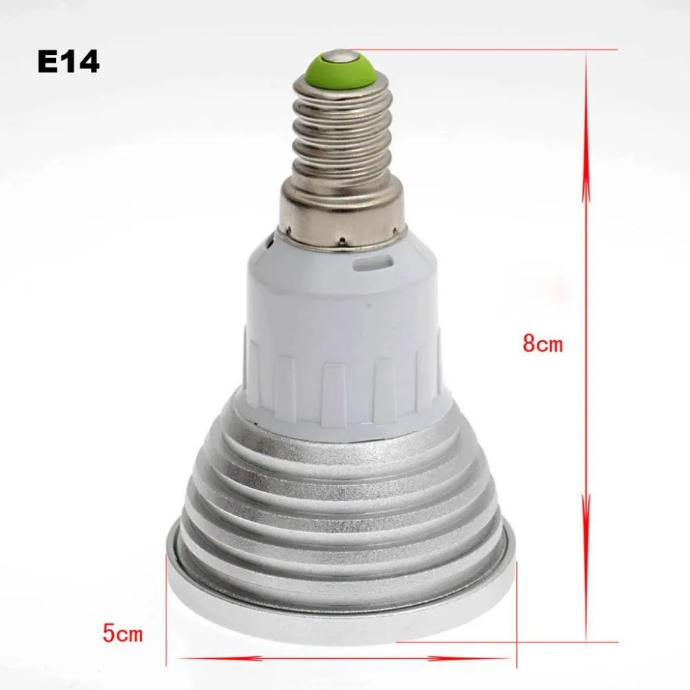 E27 GU10 RGB светодиодный светильник Bombillas 4 Вт 16 изменение цвета MR16 E14 Светодиодный светильник Точечный светильник Лампада с пультом дистанционного управления с регулируемой яркостью