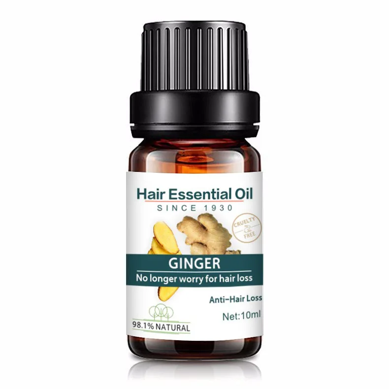 Имбирное масло для волос эфирное Парикмахерская маска сухие поврежденные волосы